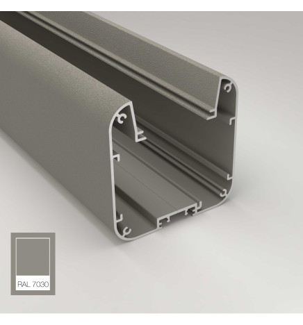 Lineaarinen lamppu LED - riipus - ANTHONY kiviharmaa - 0,5 m - 1m - 1,5m - 2m