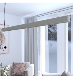 Lineær lampe LED - vedhæng - ANTHONY stengrå - 0,5 m - 1m - 1,5m - 2m