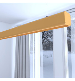 Lineaarinen lamppu LED - riipus - ANTHONY kiviharmaa - 0,5 m - 1m - 1,5m - 2m