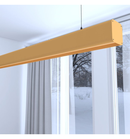 Lineær lampe LED - anheng - ANTHONY steingrå - 0,5m - 1m - 1,5m - 2m