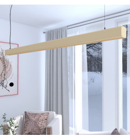 Lampada lineare Sospensione LED - ANTONIO Avorio - 0.5m - 1m - 1.5m - 2m