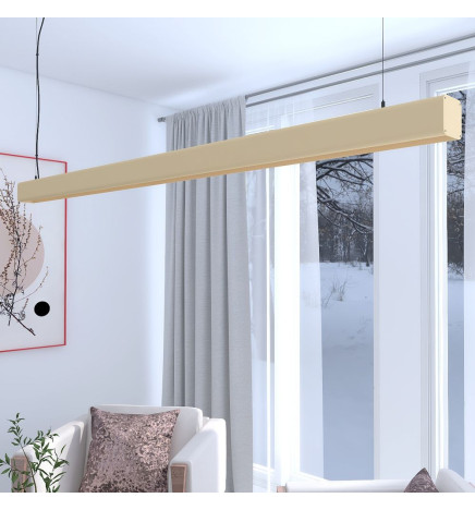 Lámpara Lineal Colgante LED -  ANTONIO MARFIL - 0.5m - 1m - 1,5m - 2m