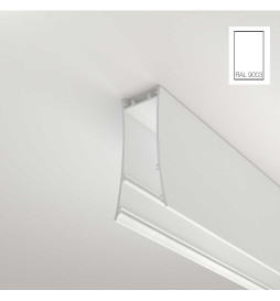 Lâmpada Linear Pendente LED - LOLA Branco - 0,5m - 1m - 1,5m - 2m