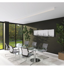 Regleta Lineal Colgante LED - LOLA Blanco - 0.5m - 1m - 1,5m - 2m