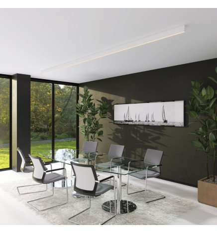 Lineaarinen lamppu LED - riipus -LOLA Valkoinen - 0,5 m - 1m - 1,5m - 2m