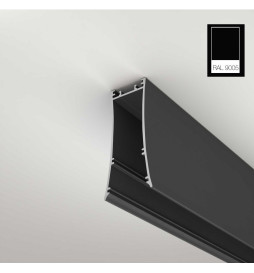 Lineaarinen lamppu LED - riipus -LOLA Musta - 0,5 m - 1m - 1,5m - 2m