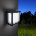 Square Black Wall Light 15W Outdoor IP65 - MALMO - CCT Selectable Color