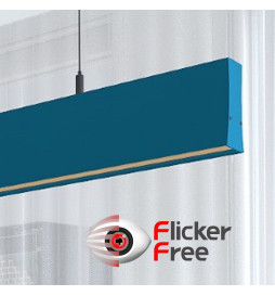 Lampe Linéaire Suspension LED - Bleu azur - 0,5m - 1m - 1,5m - 2m