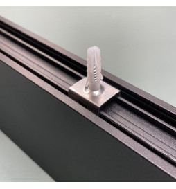 Régua Linear  LED - LOLA Preto - 0,5m - 1m - 1,5m - 2m