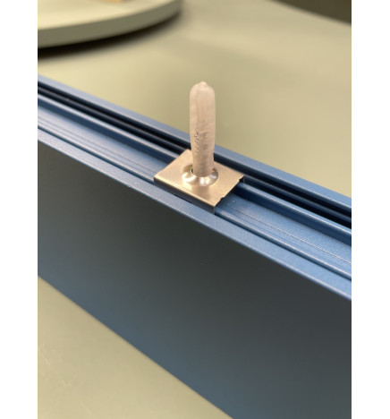 Lineare LED - Deckenaufbauleuchte - LOLA Azurblau - 0,5 m - 1m - 1,5m - 2m