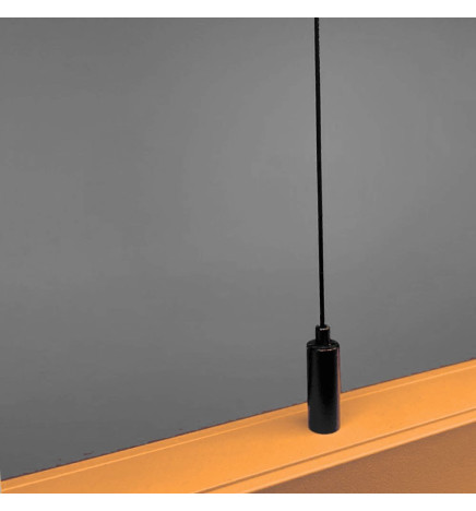 Linjär lampa LED - hängande - LOLA stengrå - 0,5 m - 1m - 1,5m - 2m