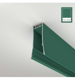 Plafoniera LED lineare - LOLA Verde patina- 0.5m - 1m - 1.5m - 2m