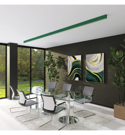 Linear LED Batten - LOLA patina green- 0.5m - 1m - 1.5m - 2m