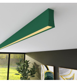 Linjär lampa - yttak - LOLA patinagrön - 0,5 m - 1m - 1,5m - 2m