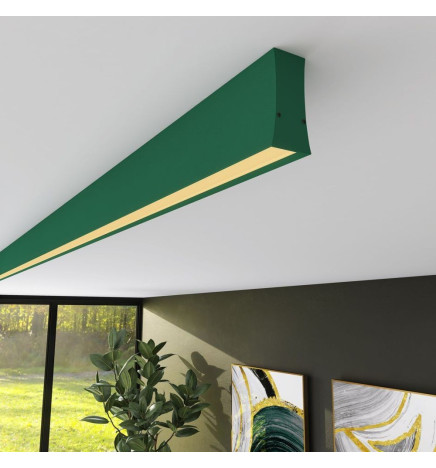 Linear LED Batten - LOLA patina green- 0.5m - 1m - 1.5m - 2m