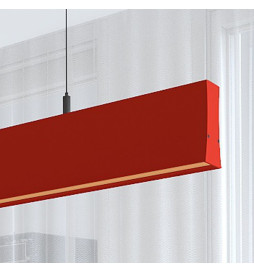 Lineaarinen lamppu LED - riipus -LOLA pastellinkeltainen - 0,5 m - 1m - 1,5m - 2m
