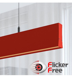 Linear Lamp Pendant LED - LOLA pastel yellow - 0.5m - 1m - 1.5m - 2m