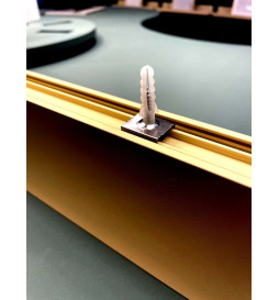 Lineare LED - Deckenaufbauleuchte - LOLA pastellgelb- 0,5 m - 1m - 1,5m - 2m