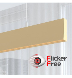 Lineaarinen lamppu LED - riipus -LOLA norsunluu - 0,5 m - 1m - 1,5m - 2m