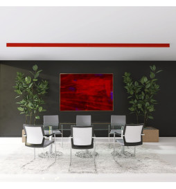 Plafoniera LED lineare - LOLA Rosso pomodoro- 0.5m - 1m - 1.5m - 2m