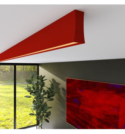 Régua Linear  LED - LOLA Vermelho tomate - 0,5m - 1m - 1,5m - 2m