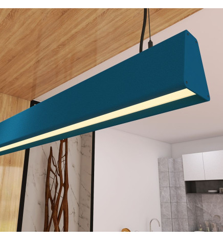 Lampada lineare Sospensione LED - CARMEN Bianco - 0.5m - 1m - 1.5m - 2m