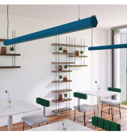 Linear Lamp Pendant LED - PACO azure blue- 0.5m - 1m - 1.5m - 2m