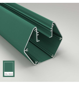 Linear Lamp Pendant LED - PACO patina green- 0.5m - 1m - 1.5m - 2m