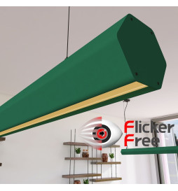 Linear Lamp Pendant LED - PACO patina green- 0.5m - 1m - 1.5m - 2m