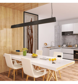 Linear Lamp Pendant LED - CARMEN azure blue- 0.5m - 1m - 1.5m - 2m