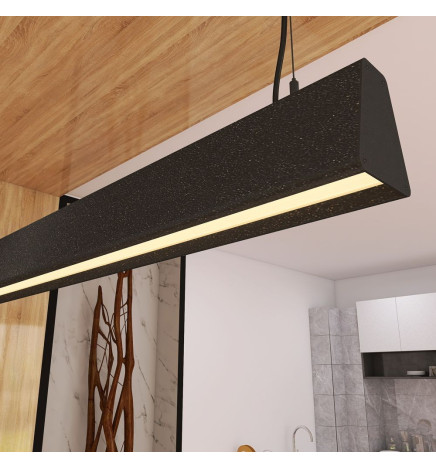 Lampe Linéaire Suspension LED - CARMEN Bleu azur- 0,5m - 1m - 1,5m - 2m