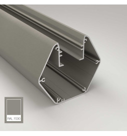 Linearlampe Pendelleuchte LED - PACO Steingrau - 0,5 m - 1m - 1,5m - 2m