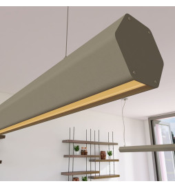 Lineaarinen lamppu LED - riipus - PACO Kiven harmaa - 0,5 m - 1m - 1,5m - 2m
