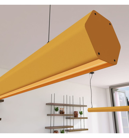 Linear Lamp Pendant LED - PACO Pastel yellow - 0.5m - 1m - 1.5m - 2m