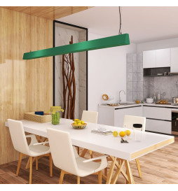 Lâmpada Linear Pendente LED - CARMEN Preto  - 0,5m - 1m - 1,5m - 2m