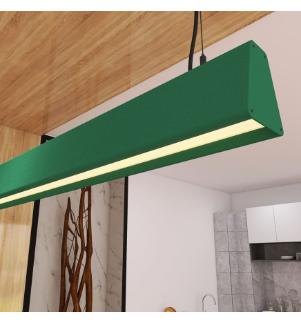 Lineaarinen lamppu LED - riipus - CARMEN musta - 0,5 m - 1m - 1,5m - 2m