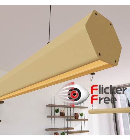Linearlampe Pendelleuchte LED - PACO Elfenbein - 0,5 m - 1m - 1,5m - 2m