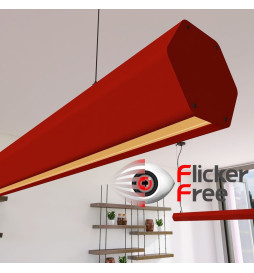 Lâmpada Linear Pendente LED - PACO Tomate vermelho - 0,5m - 1m - 1,5m - 2m