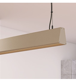 Lampada lineare Sospensione LED - CARMEN Verde patina- 0.5m - 1m - 1.5m - 2m