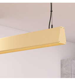 Lineær lampe LED - vedhæng - CARMEN tomatrød - 0,5 m - 1m - 1,5m - 2m