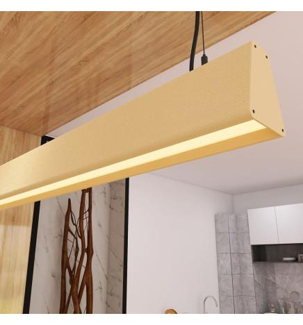 Linearlampe Pendelleuchte LED - CARMEN Tomatenrot - 0,5 m - 1m - 1,5m - 2m