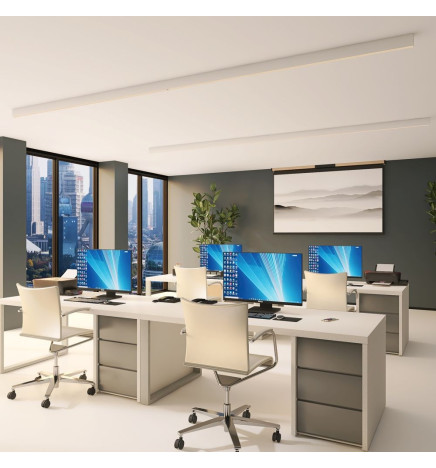 Plafoniera LED lineare - RICHARD Bianco - 0.5m - 1m - 1.5m - 2m