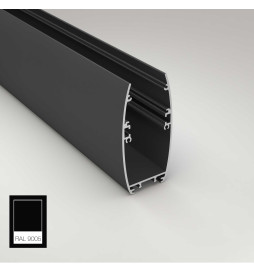 Regleta Lineal LED - RICARDO Negro - 0.5m - 1m - 1,5m - 2m