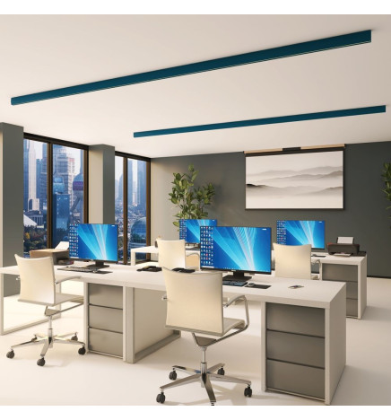 Plafoniera LED lineare - RICHARD Azzurro - 0.5m - 1m - 1.5m - 2m