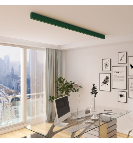 Plafoniera LED lineare - RICHARD Verde patina- 0.5m - 1m - 1.5m - 2m