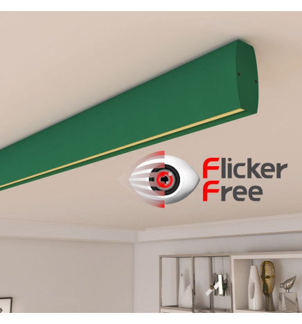 Regleta Lineal LED - RICARDO Verde Patina - 0.5m - 1m - 1,5m - 2m