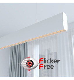 Lampada lineare Sospensione LED - RICHARD Bianco - 0.5m - 1m - 1.5m - 2m