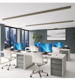 Linear LED Batten - RICHARD stone gray- 0.5m - 1m - 1.5m - 2m