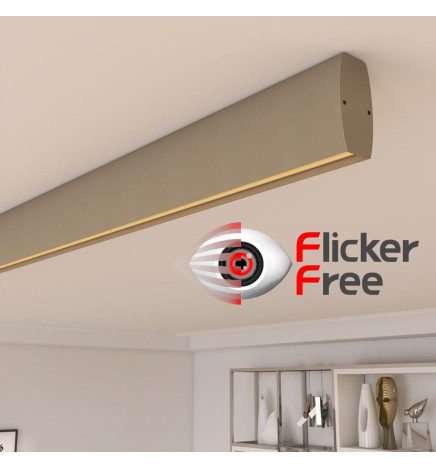 Regleta Lineal LED - RICARDO Gris Piedra - 0.5m - 1m - 1,5m - 2m