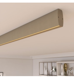 Linear LED Batten - RICHARD stone gray- 0.5m - 1m - 1.5m - 2m
